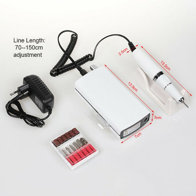 Oppladbar negledrill FREE801- 30.000 RPM
