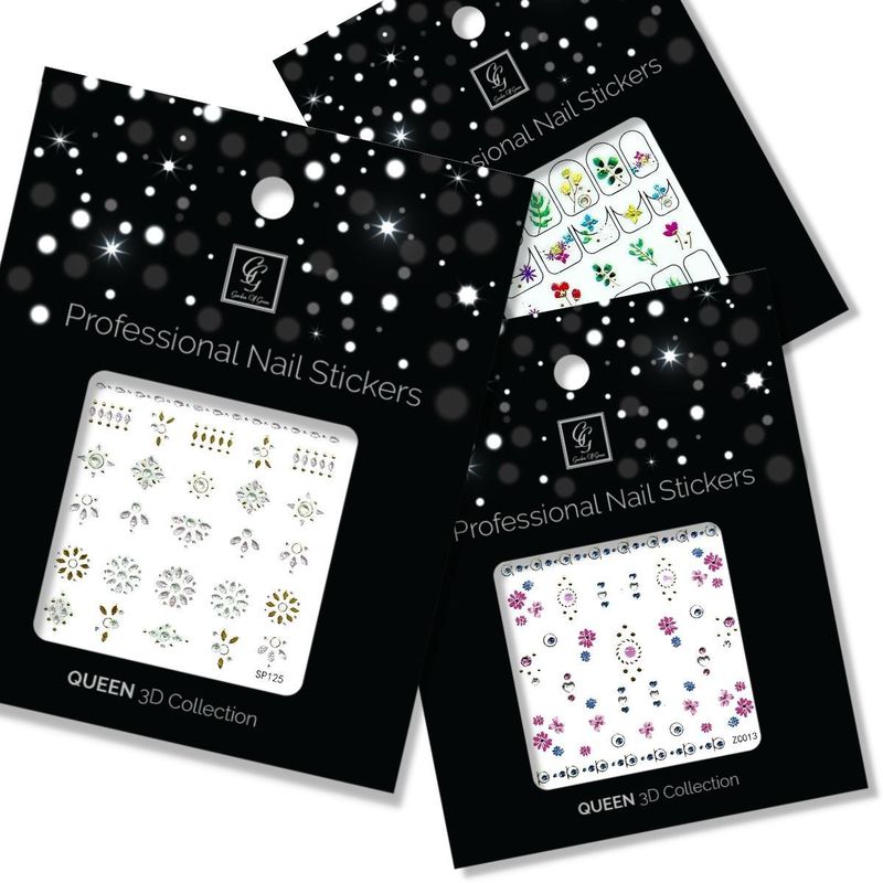 Nail Stickers – Flower Queen Collection