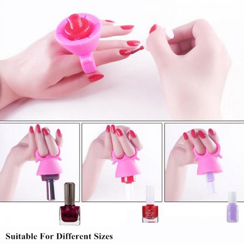 Finger - Flaskeholder for neglelakk ol.