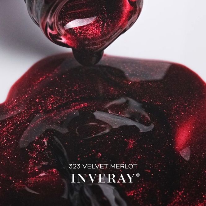 Hovedbilde Inveray Gel Nail Polish 323 - Velvet Merlot (10ml)