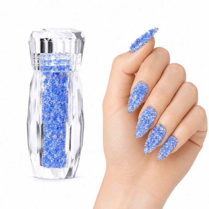 Hovedbilde Light Blue Pixie Krystaller for Neglekunst