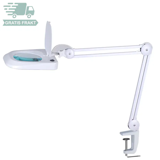 Hovedbilde Lupelampe LED BG6015 - 5 Diopter - Bordmodell hvit