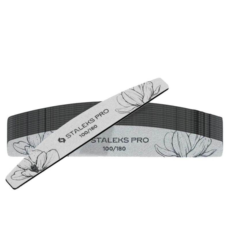STALEKS PRO EXPERT Halvmåne Neglefil 100/180 grit (25 stk)