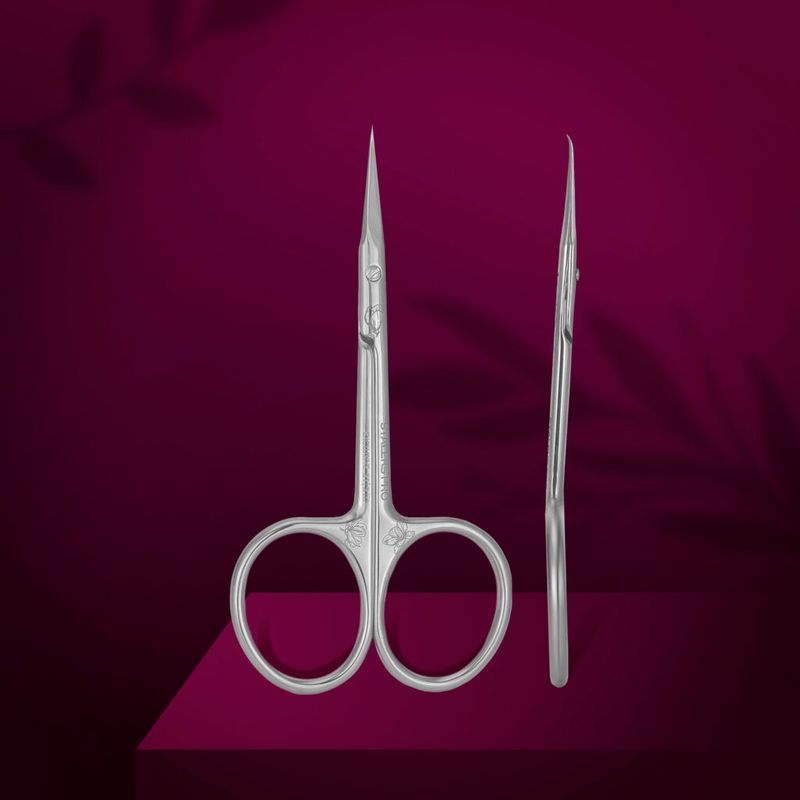 Neglebåndsaks EXCLUSIVE 21  Type 2 (Professional cuticle scissors with hook SX-21/2M - Magnolia)