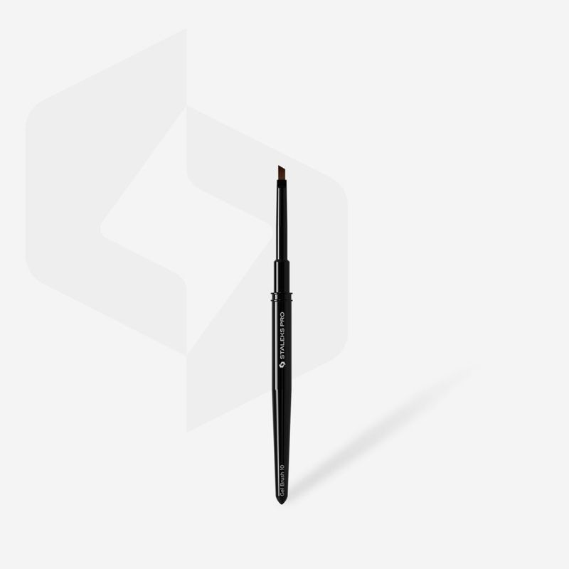 Staleks Pro Expert Skrå Gelpensel 4 mm / 7 mm (NBE-10)