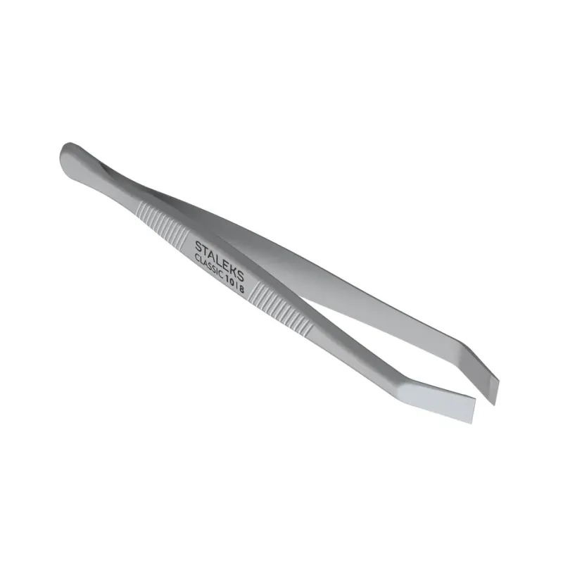 Øyebryns pinsett  Classic 10 Type 8 - Bred rett