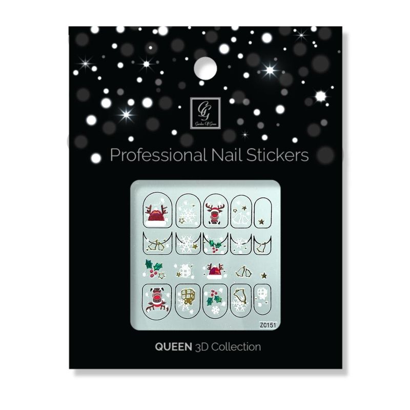 Nail Stickers – Christmas Queen Collection