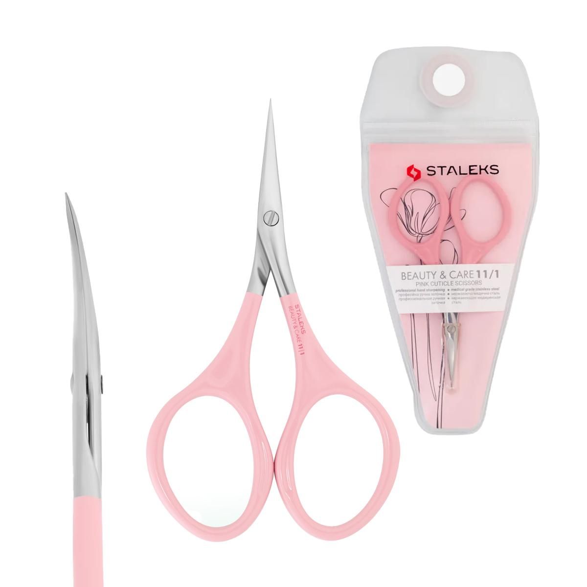Neglebåndsaks BEAUTY & CARE Rosa 11 TYPE 1 (Pink cuticle scissors BEAUTY & CARE SBC-11/1)