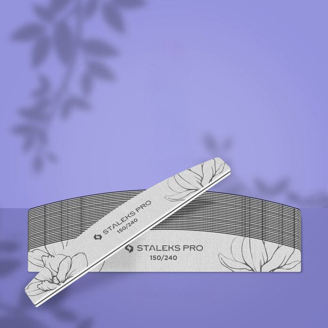 Hovedbilde STALEKS PRO EXPERT Halvmåne Neglefil 150/240 grit (25 stk)